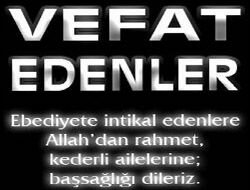 Vefat Edenler / 5 Aralık 2013